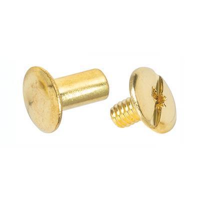 Main Street Forge Hardware Brass Chicago Screws 816895023594