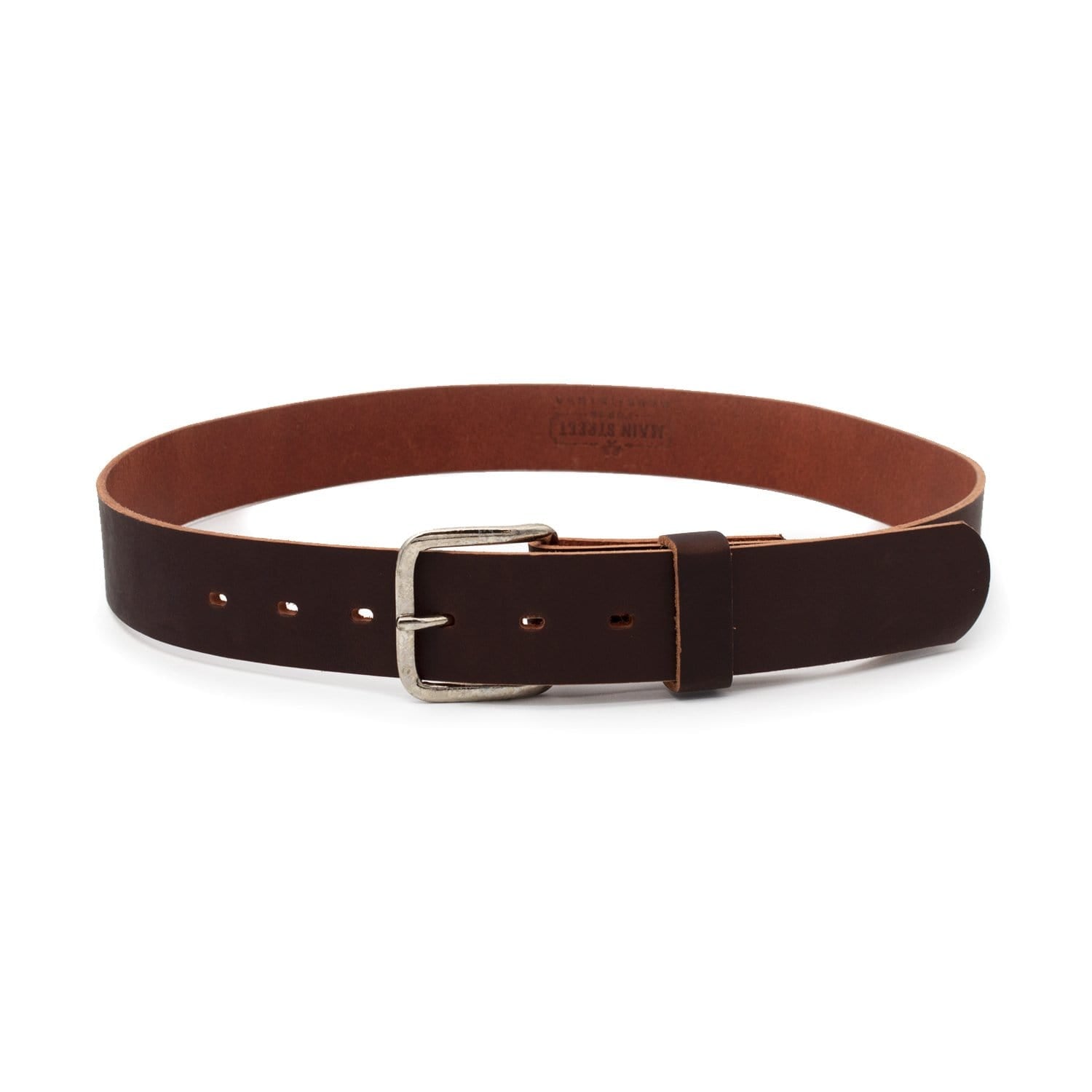 Main Street Forge Belt The Journeyman Leather Belt | Made in USA | Full Grain Leather Mens Belt