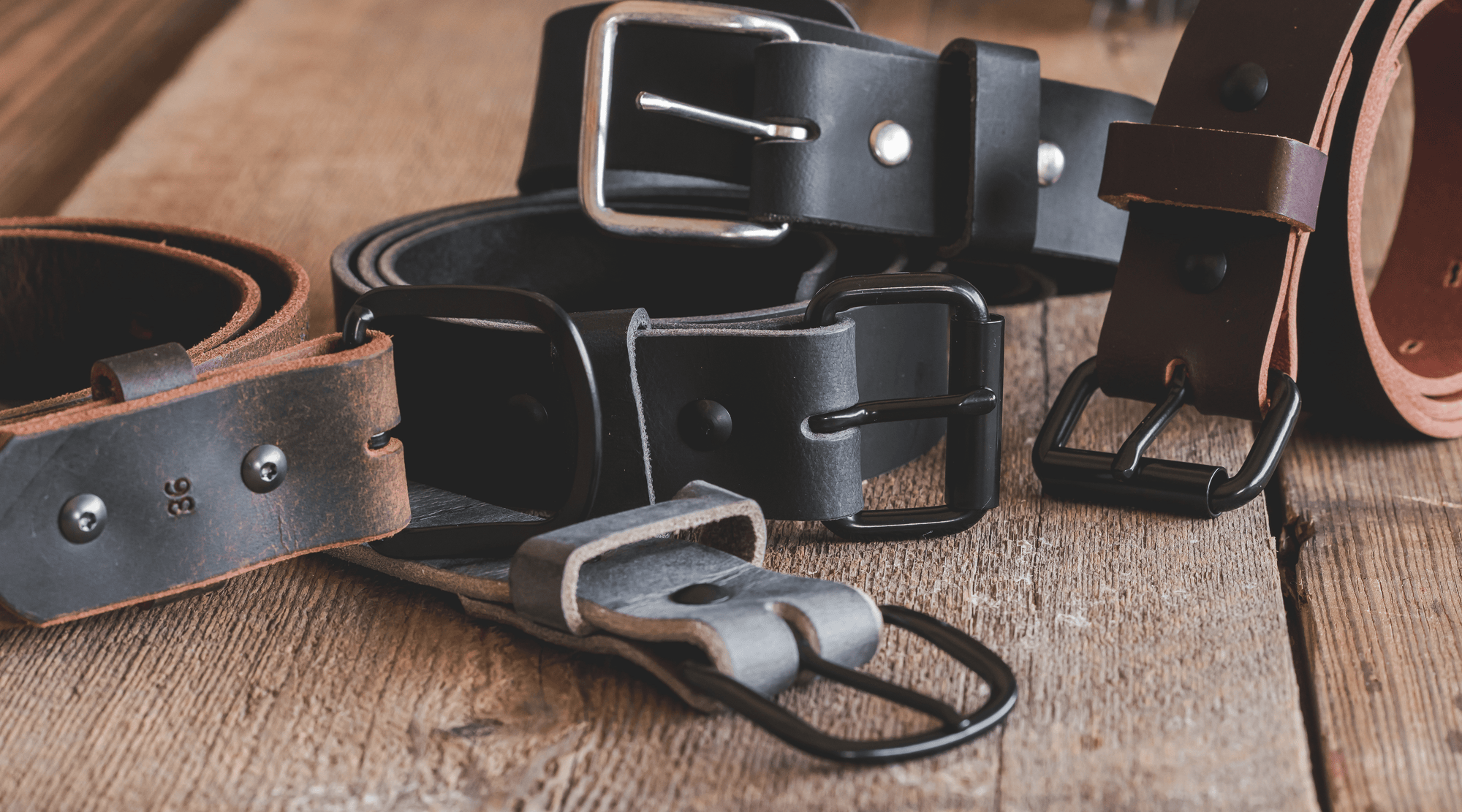 Main Street Forge Full Grain Leather Belts