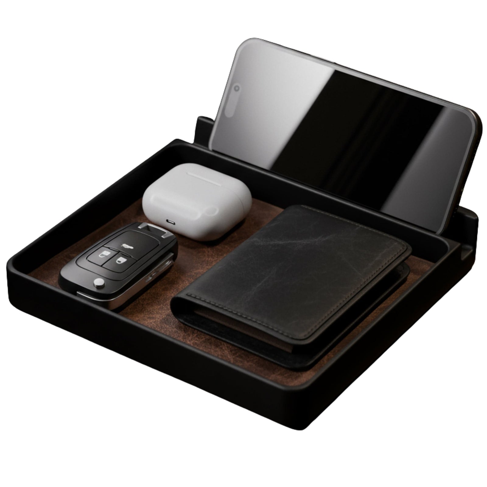 Main Street Forge Everyday Carry Valet Tray with Phone Dock