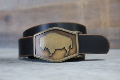 Main Street Forge Hardware Gold Hex Shape Bison Buckle 4155954428