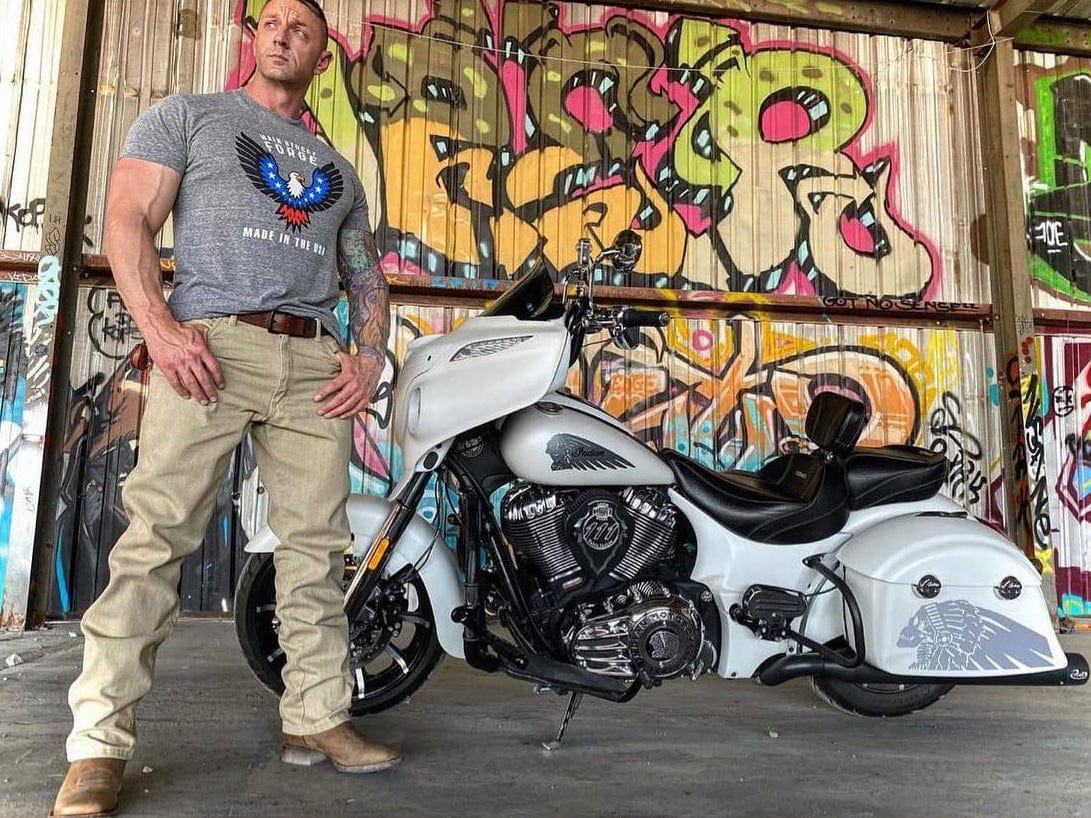 Main Street Forge Main Street Forge Eagle T-Shirt - Tri Blend T-Shirt