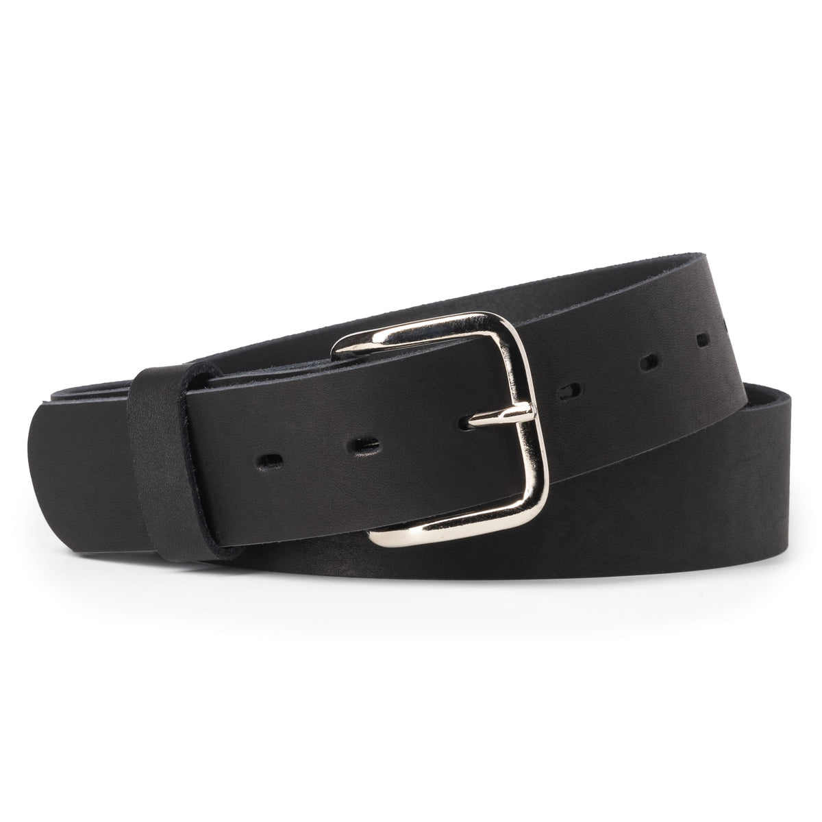 Main Street Forge Belt Pant Size 30 (Belt Size 32) / Midnight Black The Journeyman Leather Belt