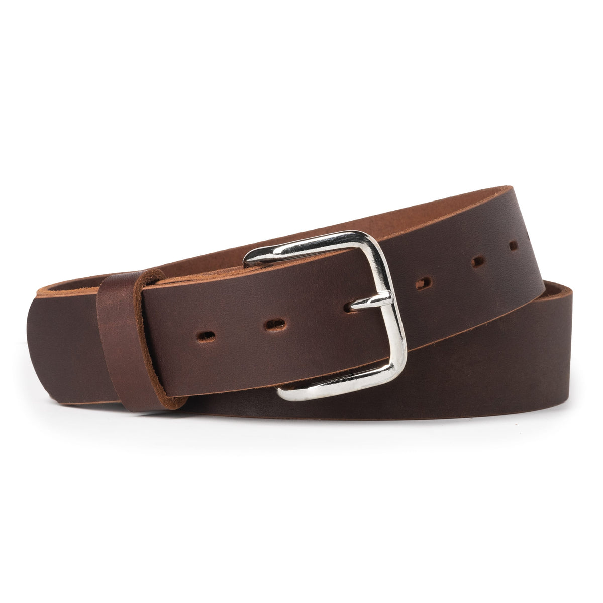 Main Street Forge Belt Pant Size 30 (Belt Size 32) / Whiskey Barrel Brown The Journeyman Leather Belt