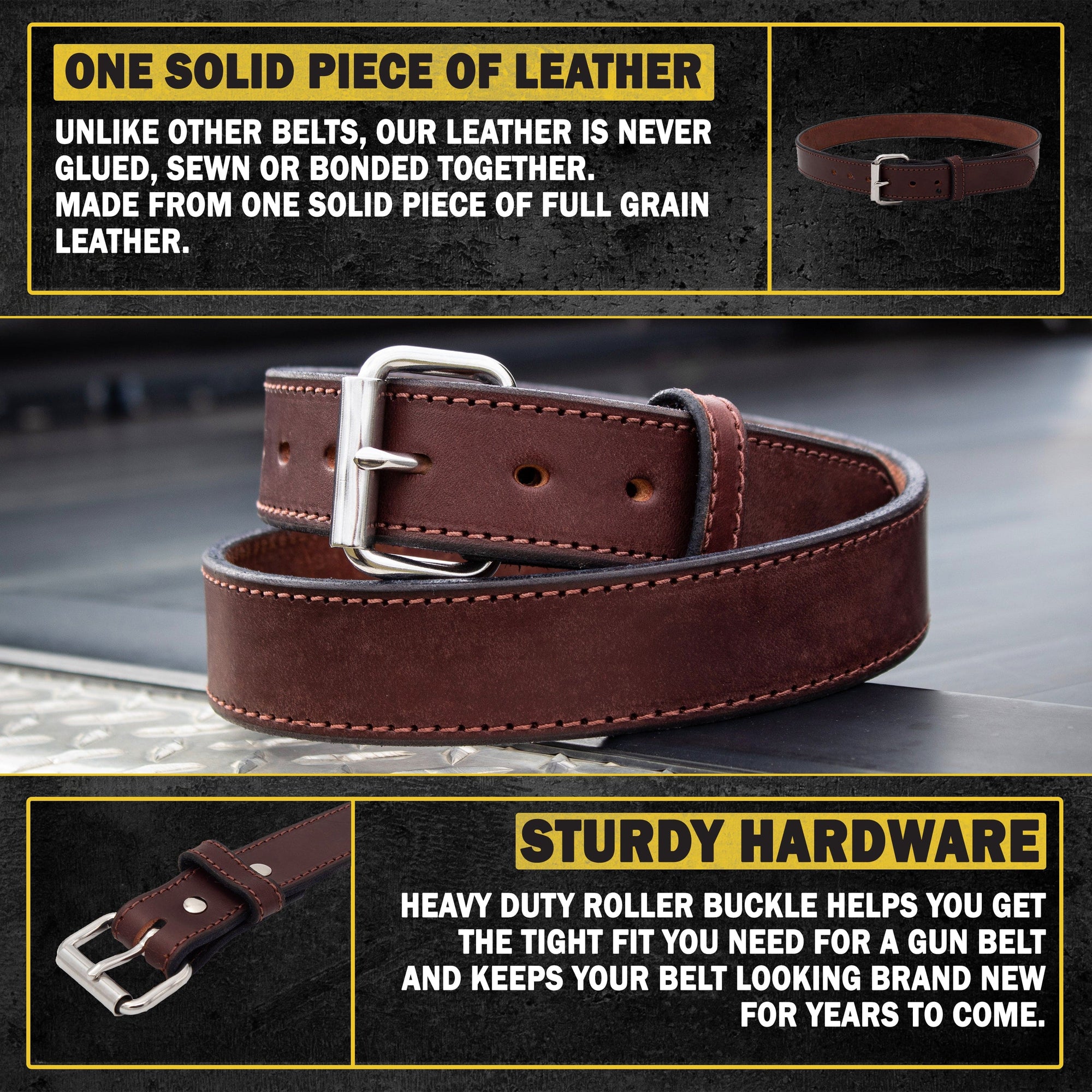 Main Street Forge Gun Belt Pant Size 28 (Belt Size 32) / Midnight Black The Ultimate Gun Belt - EDC Belt