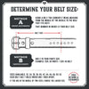 Main Street Forge Belt All American Stitched Leather Belt | Made in USA | Men's Heavy Duty Work Belt | EDC Belt
