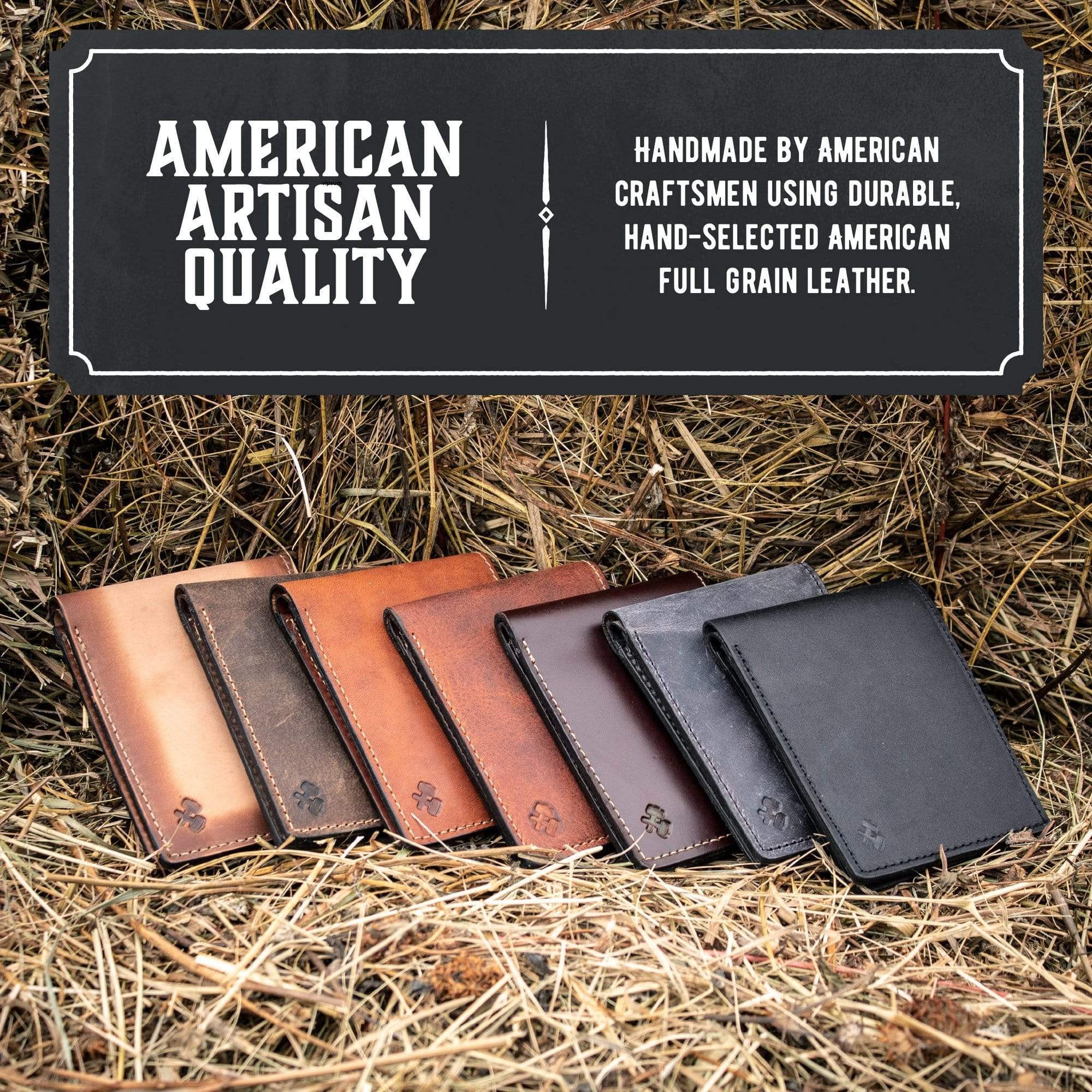 Main Street Forge Wallet Bifold Leather Wallet For Men | Made in USA | Men's Bifold Wallets | American Made