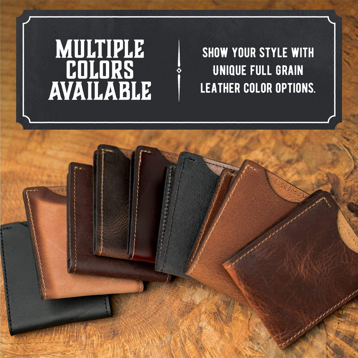 Main Street Forge Wallet Front Pocket Slim Bifold Wallet for Men | Made in USA