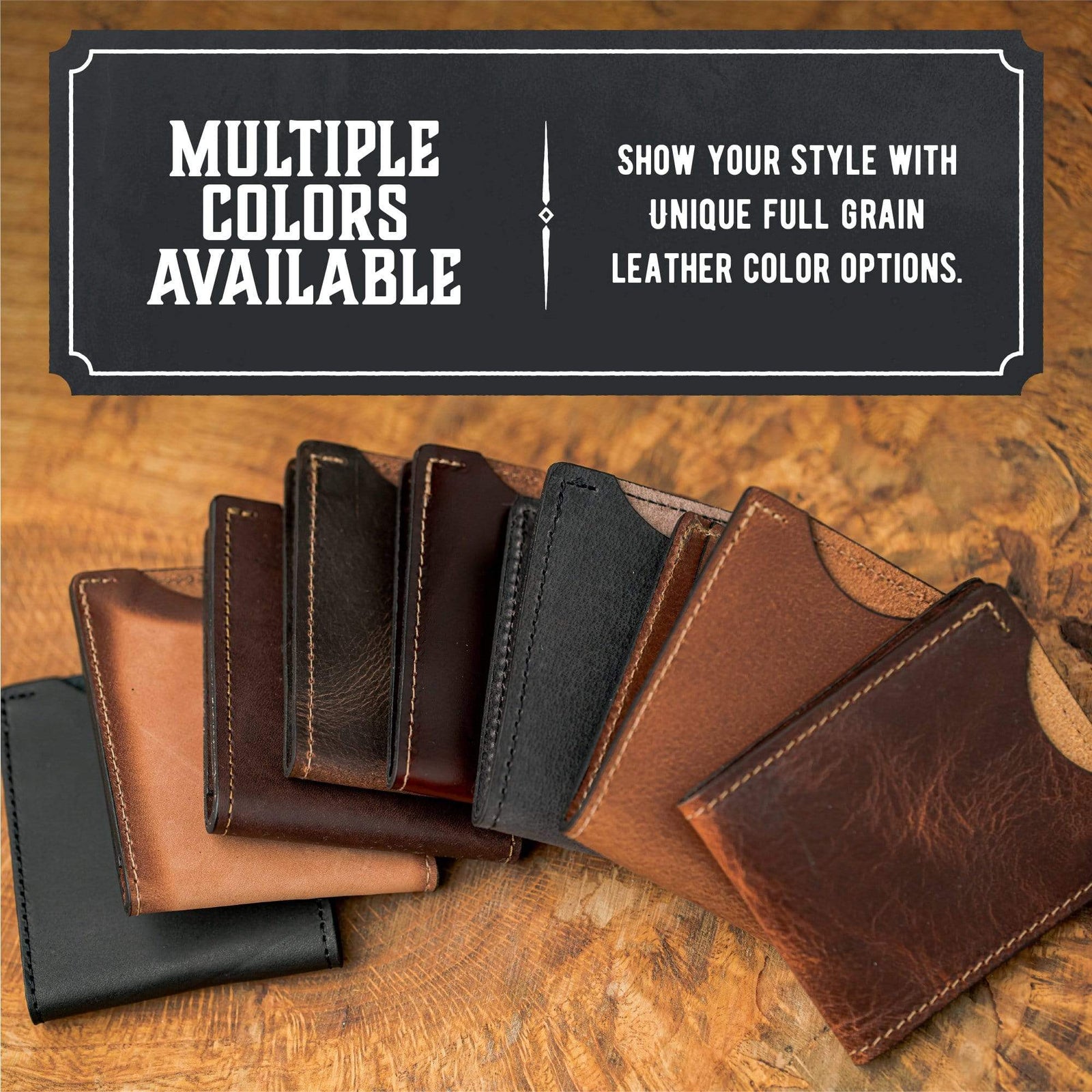 Main Street Forge Wallet Front Pocket Slim Bifold Wallet for Men | Made in USA