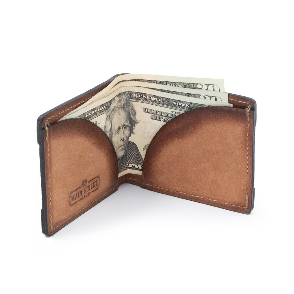 Main Street Forge Wallet Front Pocket Slim Bifold Wallet for Men | Made in USA