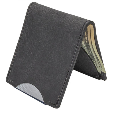 Main Street Forge Wallet Avalanche Gray Front Pocket Slim Bifold Wallet for Men | Made in USA 816895024959