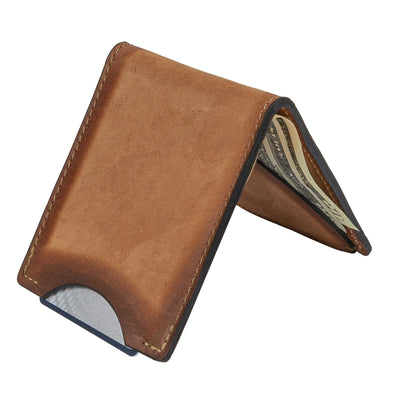 Full Grain Leather Wallets Bifold Wallet for Men Wallet Front Pocket Wallet JMD8054 Coffee