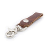 Main Street Forge Small Goods Tobacco Snakebite Full Grain Leather Keychain | Made in USA | Easy Open Hook for Key & Accessories 816895023655