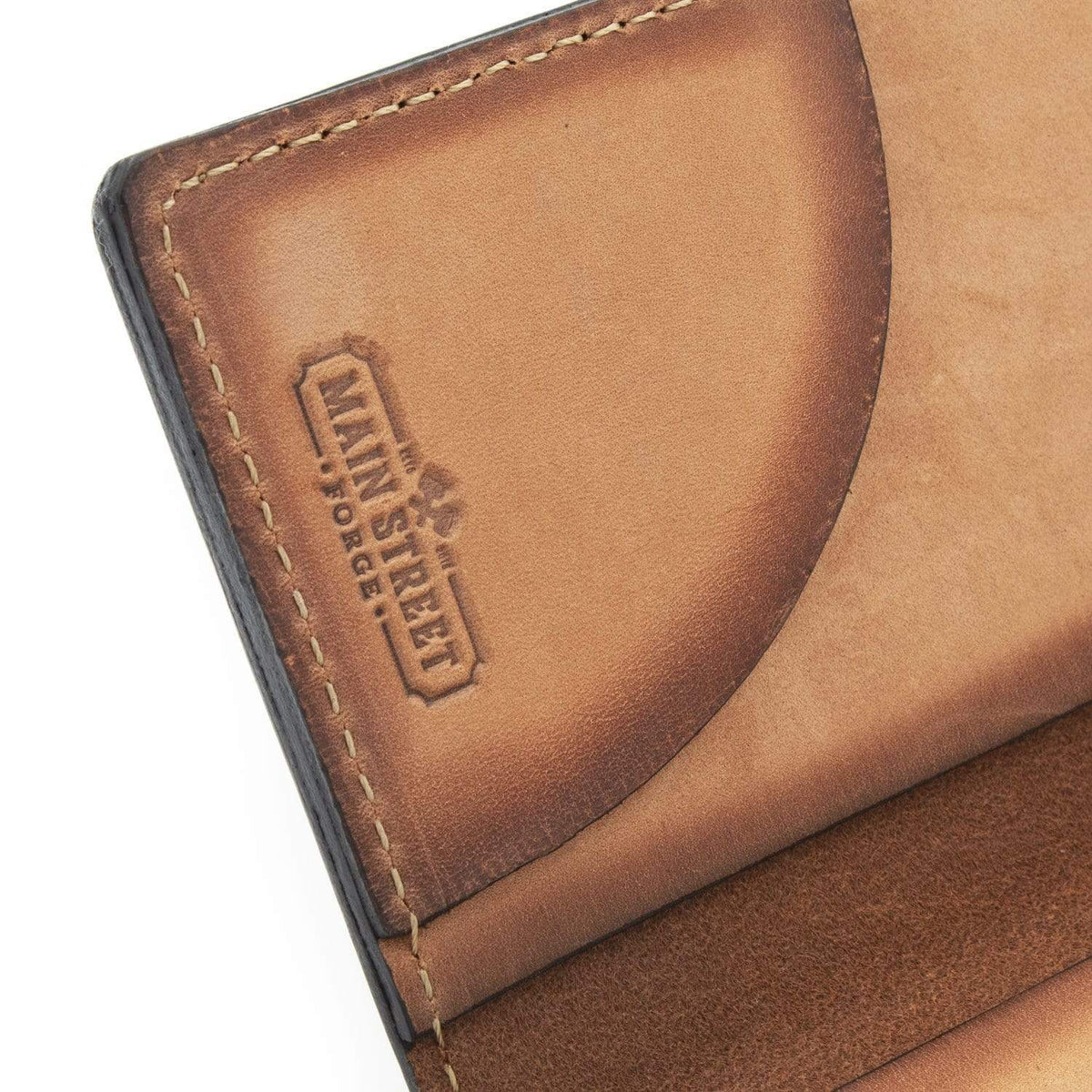 Main Street Forge Small Goods Leather Passport Holder | Full Grain Leather Cover | Perfect for Travel | Made in USA