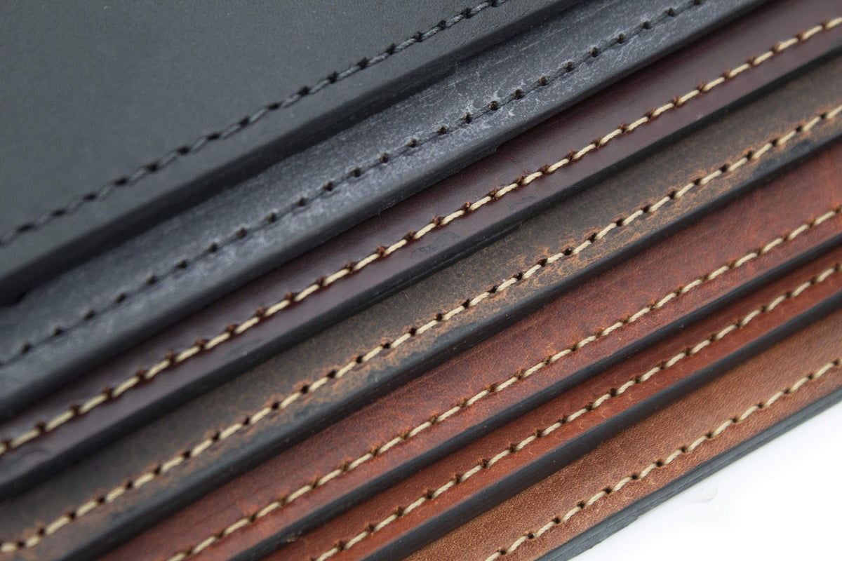 Main Street Forge Small Goods Leather Passport Holder | Full Grain Leather Cover | Perfect for Travel | Made in USA