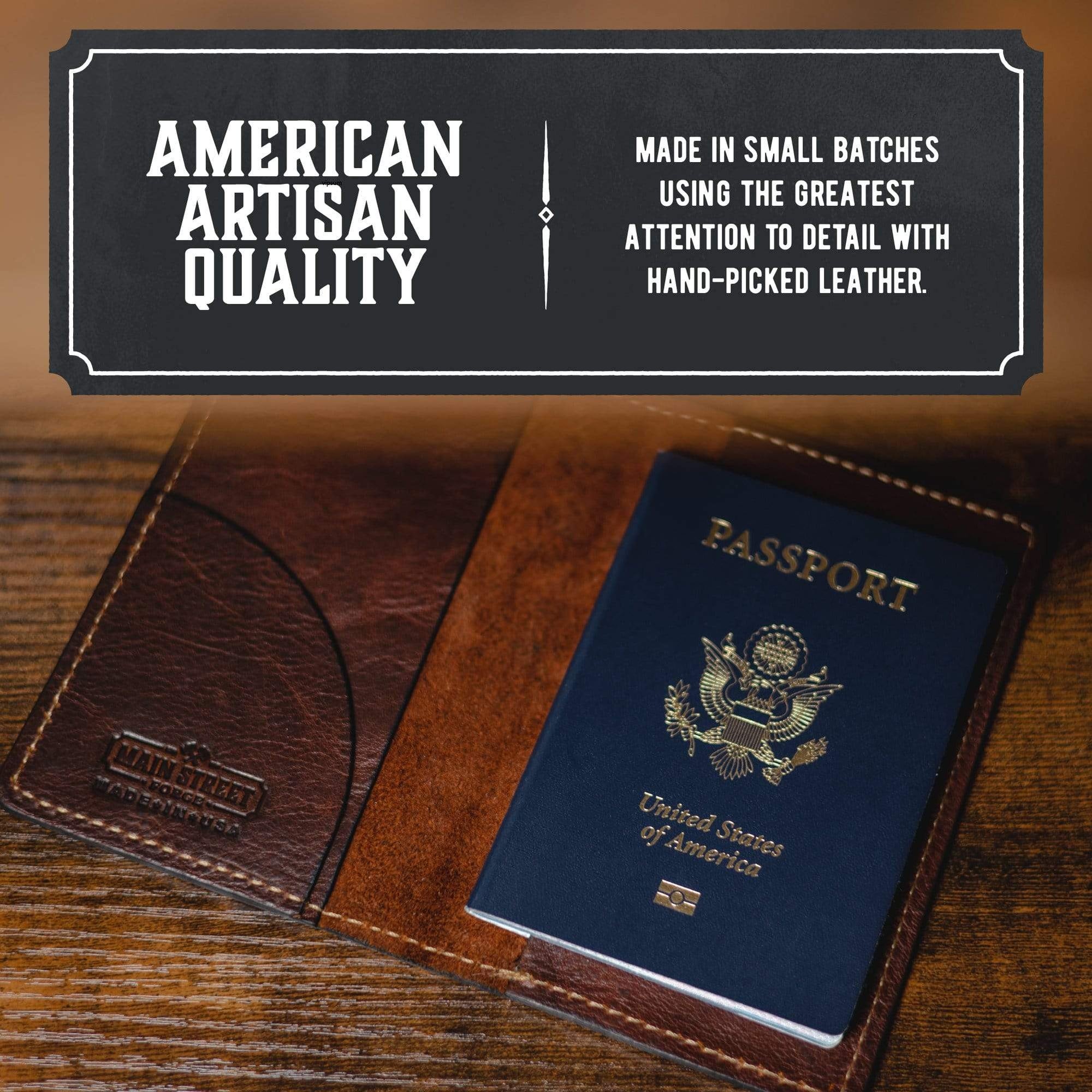 Leather Passport Wallet  Leather Passport holders – Mission Leather Co