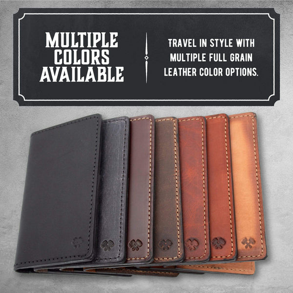 Leather Passport Wallet  Leather Passport holders – Mission Leather Co