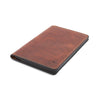 Main Street Forge Small Goods Tobacco Snakebite Brown Leather Passport Holder | Full Grain Leather Cover | Perfect for Travel | Made in USA