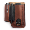 Main Street Forge Wallet Whiskey Barrel Brown Made in USA Leather EDC Pouch | Leather Multitool Sheath/Holster for Men | Belt Clip/Pocket Organizer for Leatherman, Gerber & SOG Multitools | Knife/Multi Tool & Flashlight & Pen Holder
