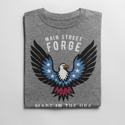 Main Street Forge Main Street Forge Eagle T-Shirt - Made in USA - Tri Blend T-Shirt