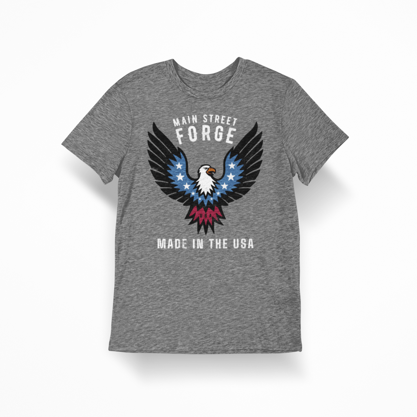 Main Street Forge Main Street Forge Eagle T-Shirt - Made in USA - Tri Blend T-Shirt