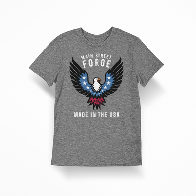 Main Street Forge Main Street Forge Eagle T-Shirt - Made in USA - Tri Blend T-Shirt