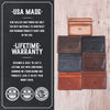 Main Street Forge Wallet Men's Slim Wallet | Front Pocket Wallet with 5 Slots | Minimalist Design | Made in USA