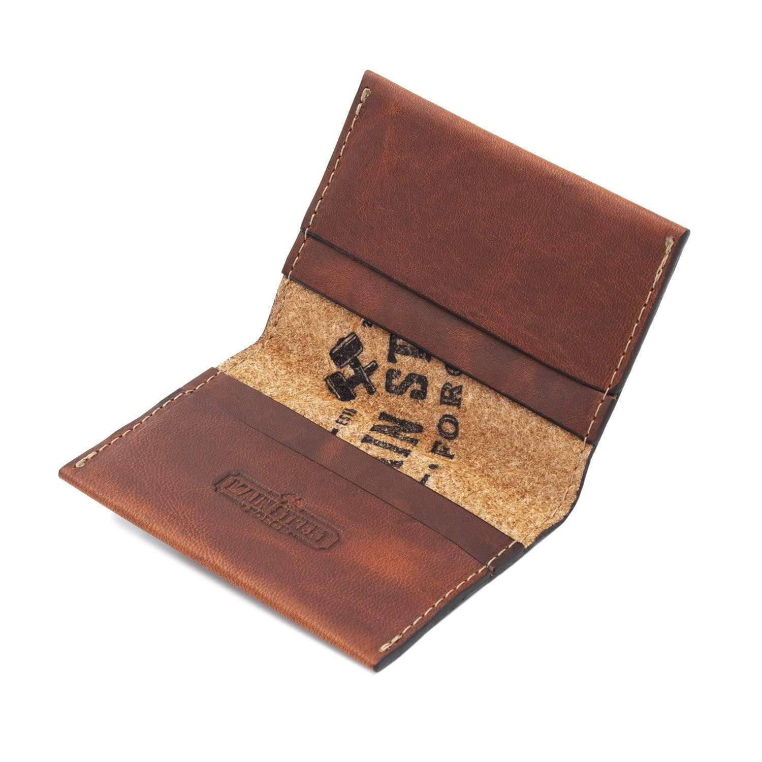 Main Street Forge Wallet Premium Full Grain Leather Business Card Case and Wallet - Lightweight & Slim for Men & Women