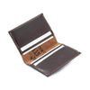 Main Street Forge Wallet Whiskey Barrel Brown Premium Full Grain Leather Business Card Case and Wallet - Lightweight & Slim for Men & Women 816895025406