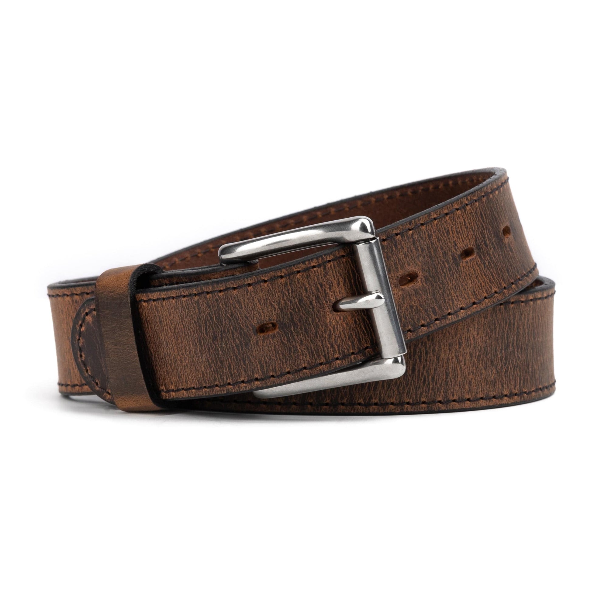PERSONALIZED Leather Belt Mens Distressed Leather Belt Classic 
