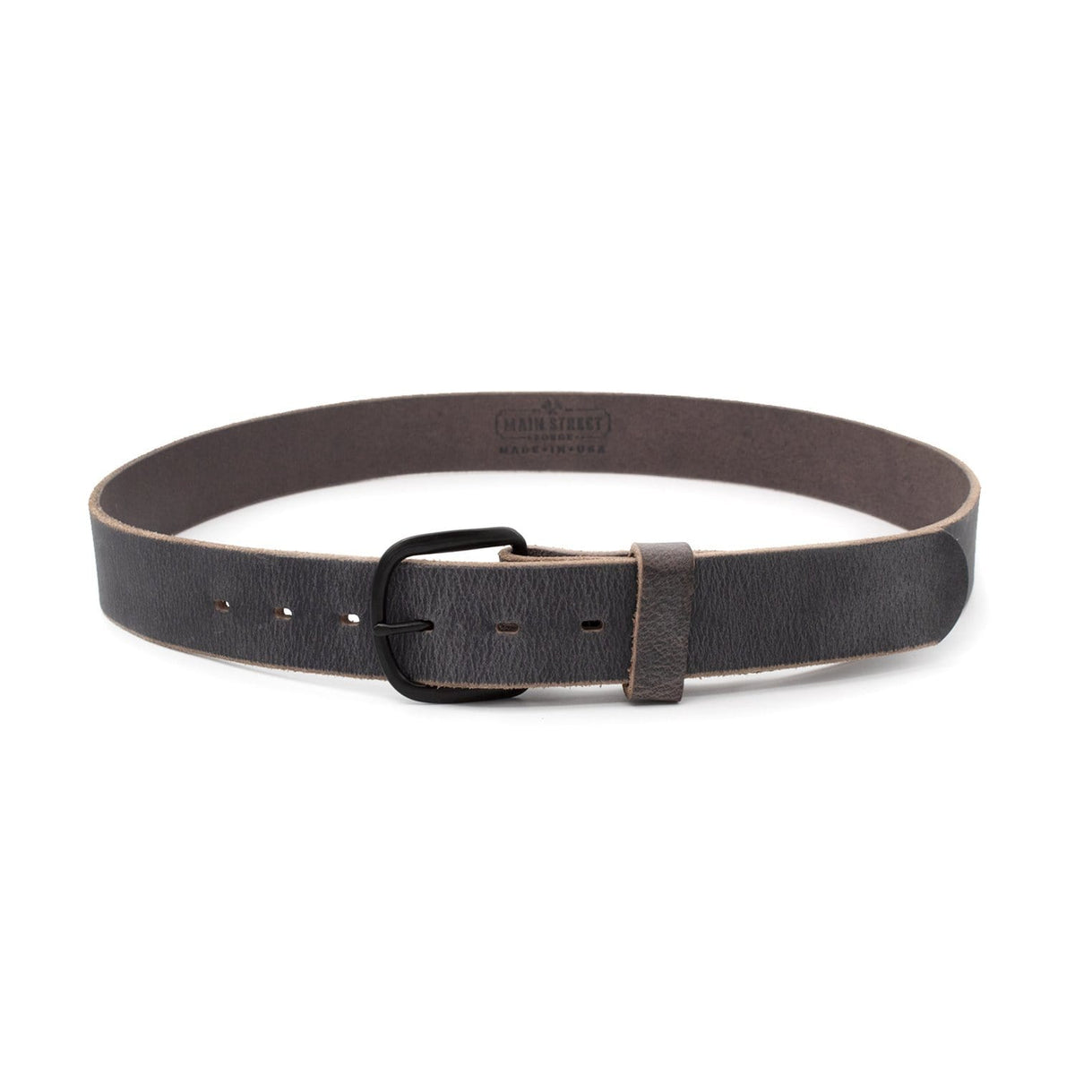 Main Street Forge Belt The Bootlegger Leather Belt | Made in USA | Full Grain Leather | Men's Belt