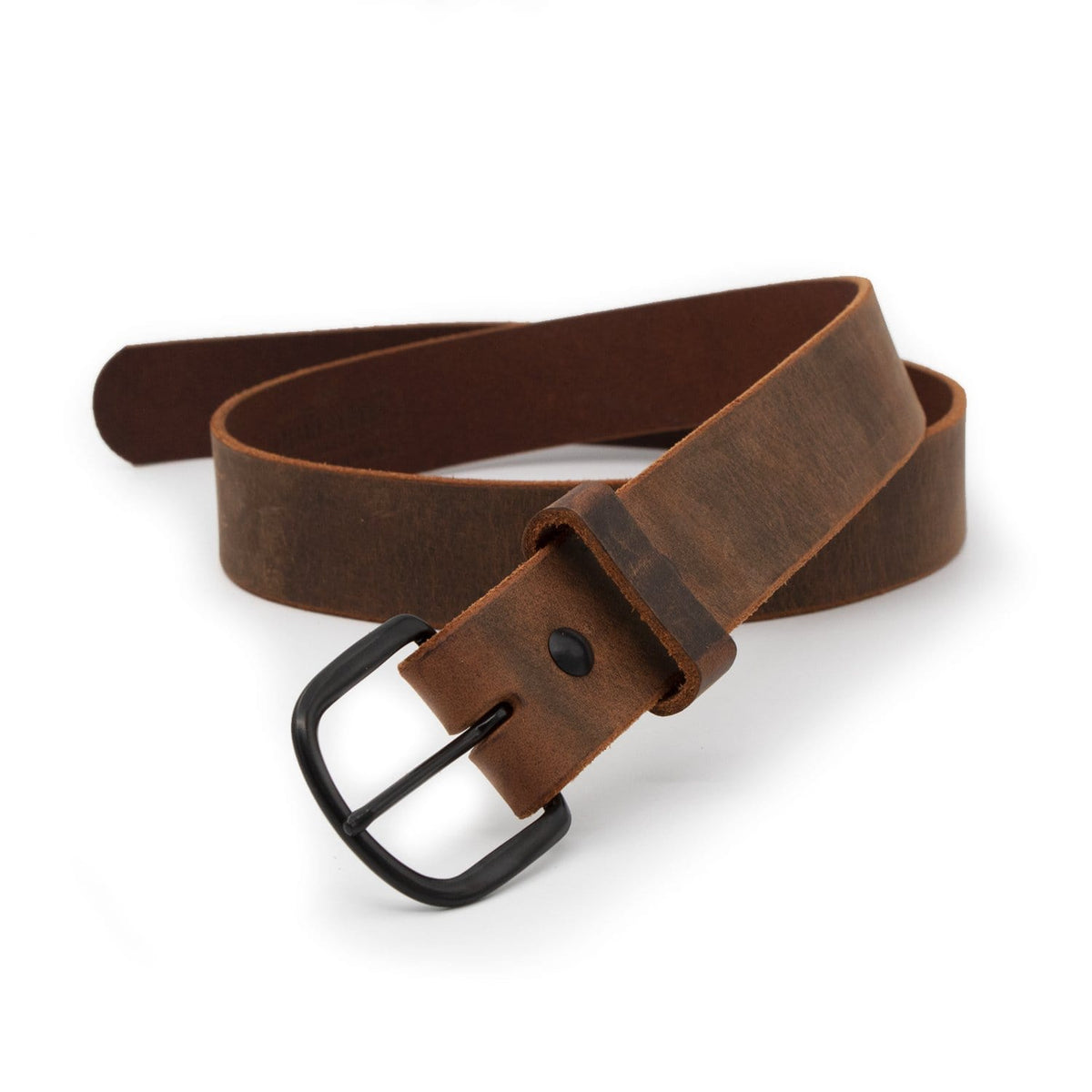 Main Street Forge Belt The Bootlegger Leather Belt | Made in USA | Full Grain Leather | Men's Belt