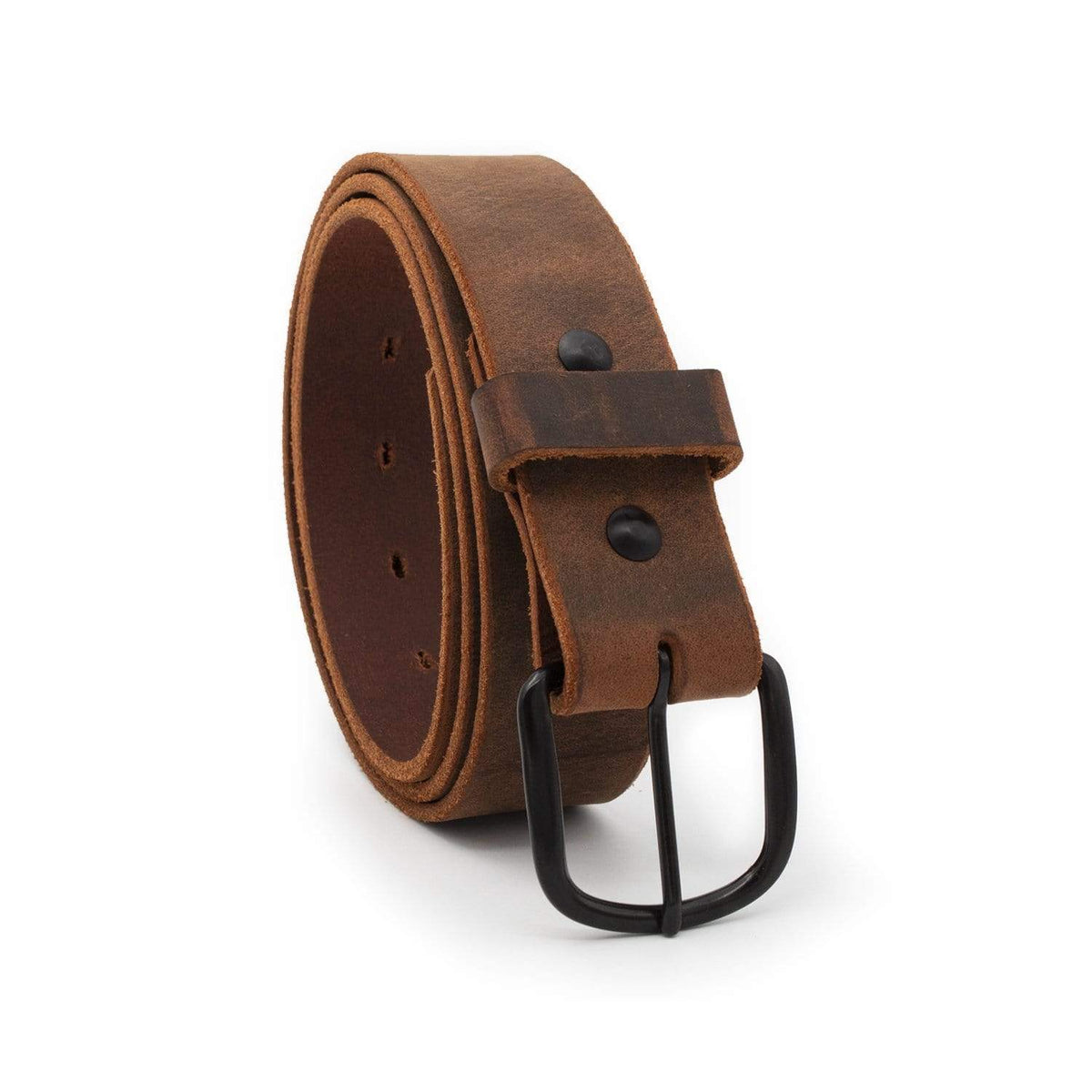 Main Street Forge Belt The Bootlegger Leather Belt | Made in USA | Full Grain Leather | Men's Belt