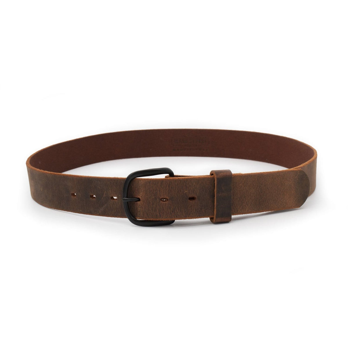 Main Street Forge Belt The Bootlegger Leather Belt | Made in USA | Full Grain Leather | Men's Belt
