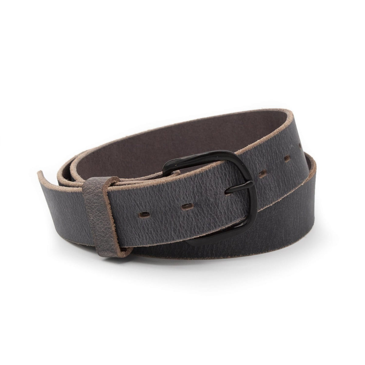 Main Street Forge Belt 32 / Avalanche Gray The Bootlegger Leather Belt | Made in USA | Full Grain Leather | Men's Belt 816895022313