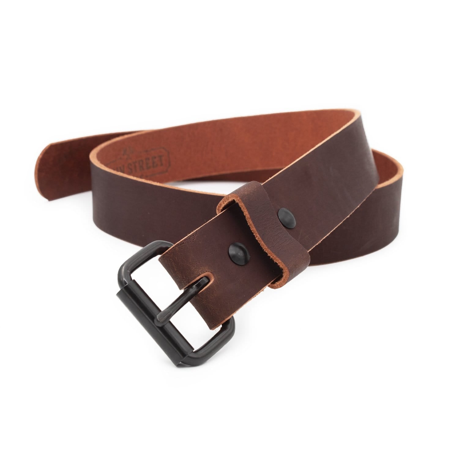 Main Street Forge Belt The Classic Leather Everyday Belt | Made in USA | Full Grain Leather | Lifetime Warranty