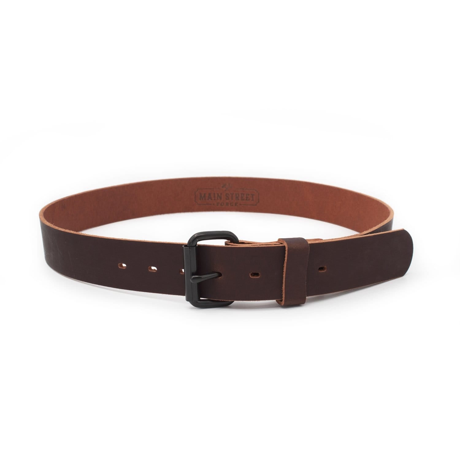 Main Street Forge Belt The Classic Leather Everyday Belt | Made in USA | Full Grain Leather | Lifetime Warranty
