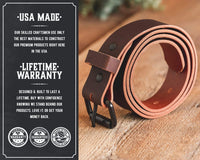 The Classic Leather Everyday Belt - Main Street Forge