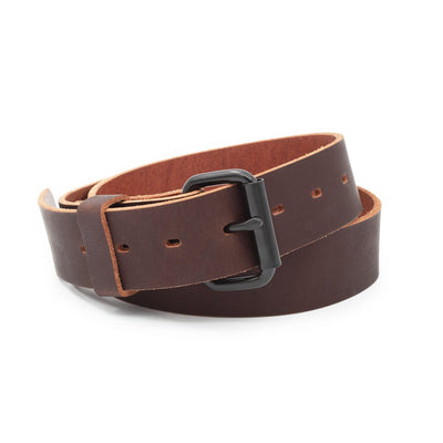 Main Street Forge Belt 32 / Whiskey Barrel Brown The Classic Leather Everyday Belt | Made in USA | Full Grain Leather | Lifetime Warranty 816895022719