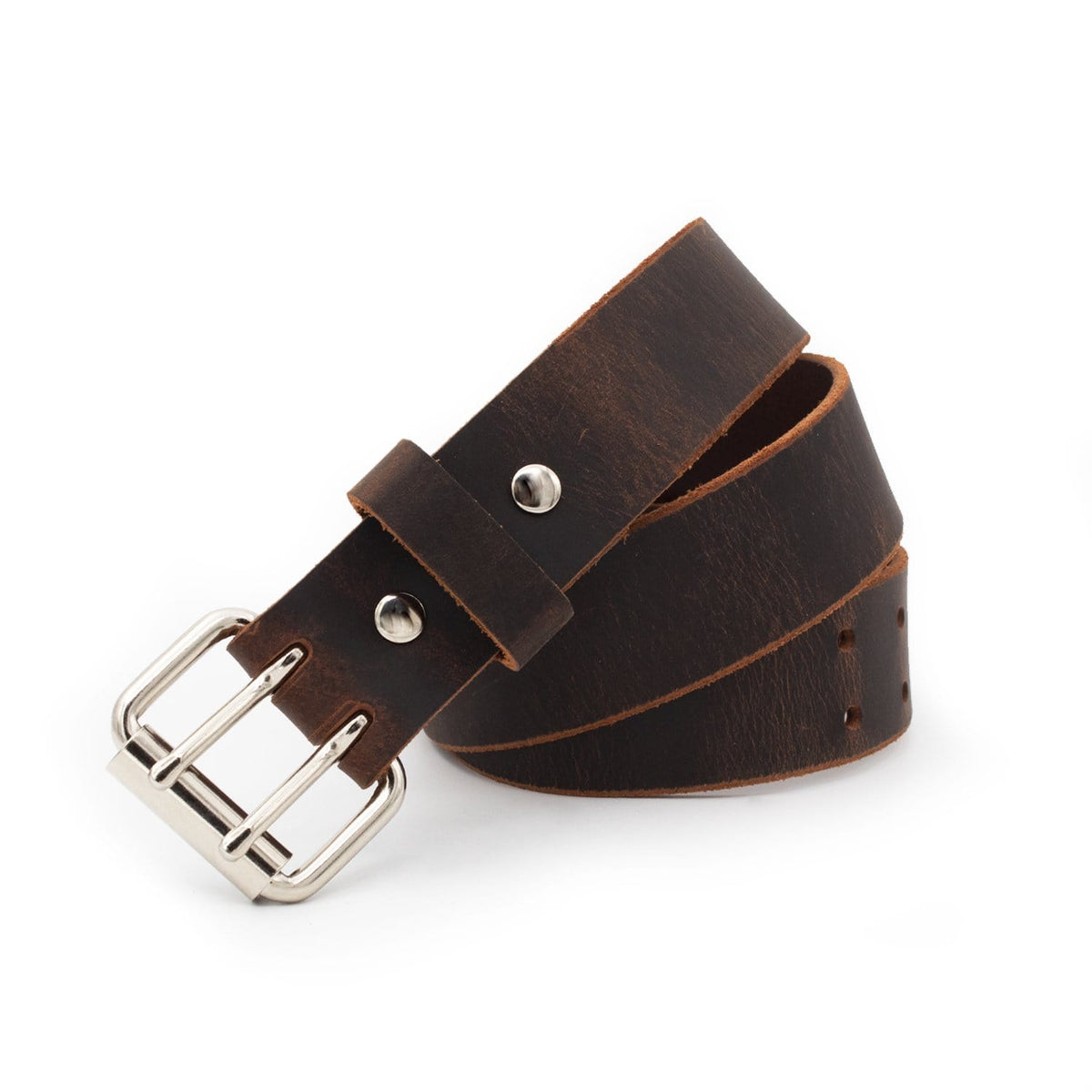 Main Street Forge Belt The Double Down Belt | Made in USA | Full Grain Leather | Men's Belt