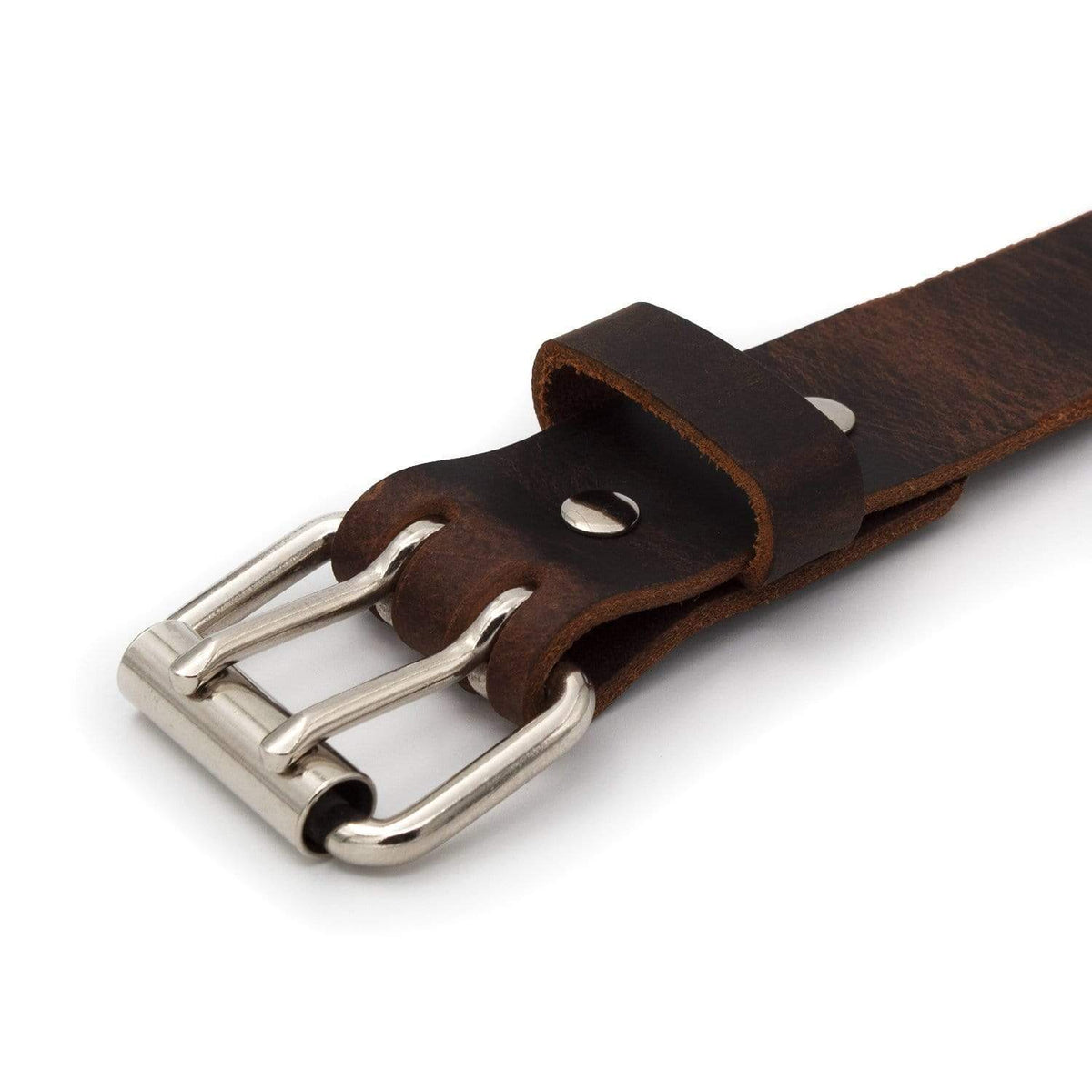 Main Street Forge Belt The Double Down Belt | Made in USA | Full Grain Leather | Men's Belt
