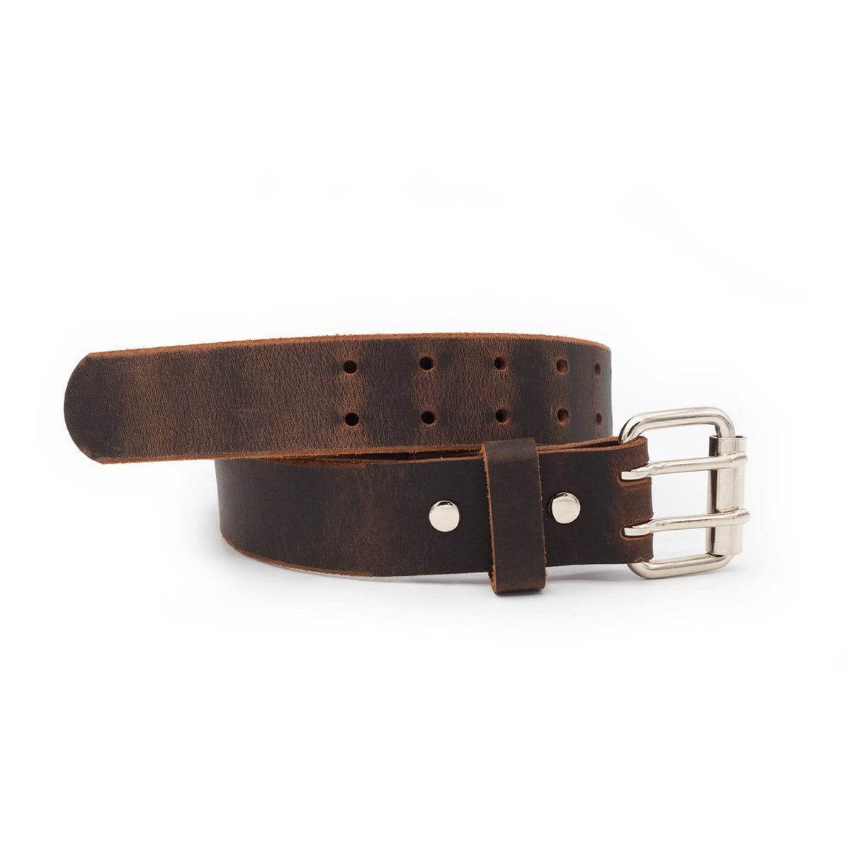 Main Street Forge Belt The Double Down Belt | Made in USA | Full Grain Leather | Men's Belt