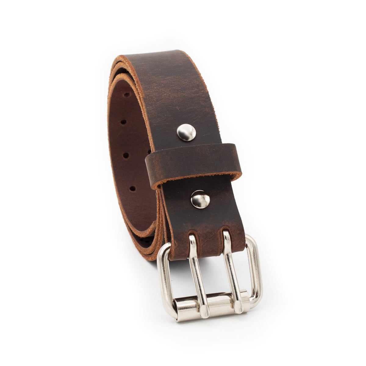 Main Street Forge Belt The Double Down Belt | Made in USA | Full Grain Leather | Men's Belt