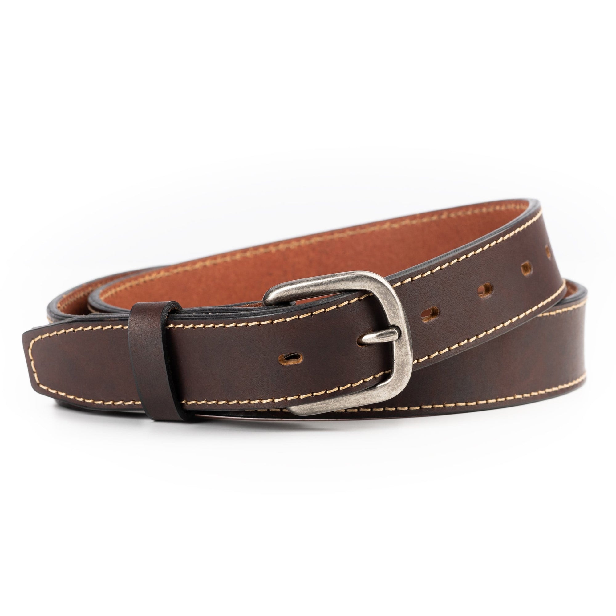 Leather dress belt 1.25” wide-Full Grain leather belt,Men or