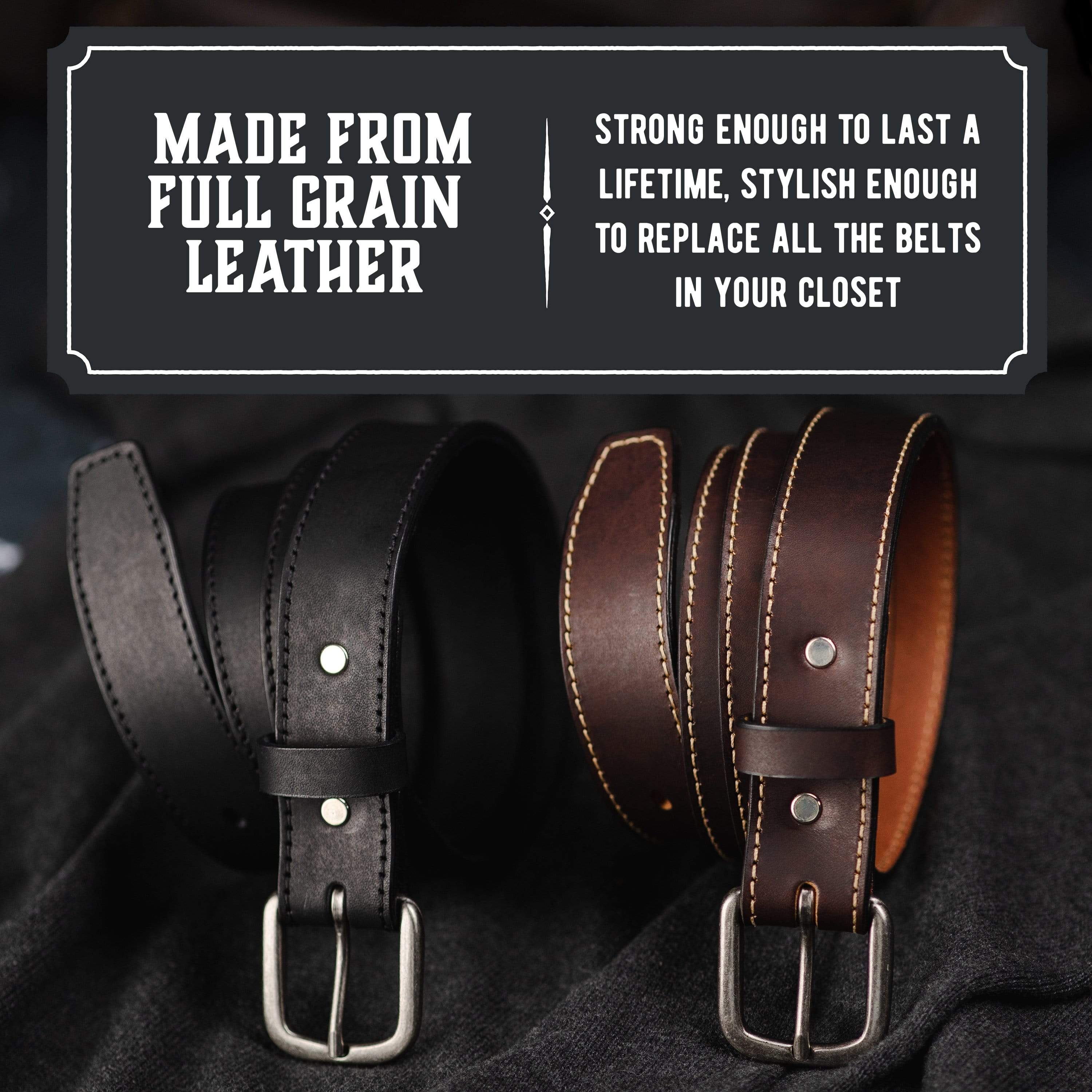 Main Street Forge The Executive Leather 1 1/4 Inch Dress Belt Midnight Black / Pant Size 40 (Belt Size 42) Main Street Forge The Executive Leather 1 1/4 Inch Dress Belt Midnight Black / Pant Size 40 (Belt Size 42)