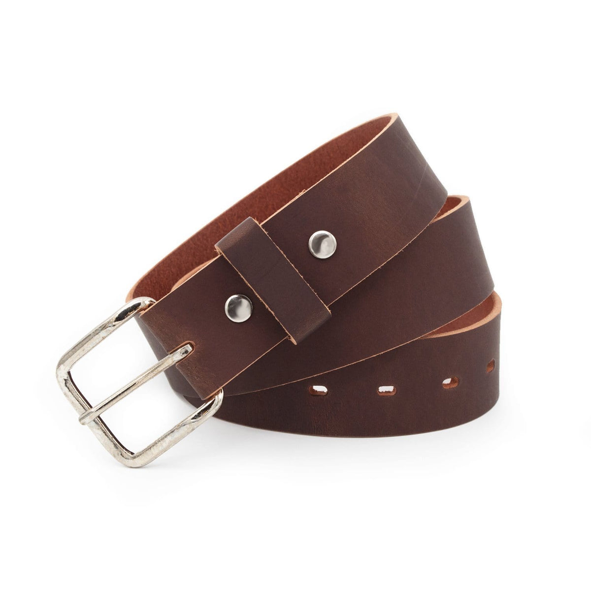 Main Street Forge Belt The Journeyman Leather Belt | Made in USA | Full Grain Leather Mens Belt
