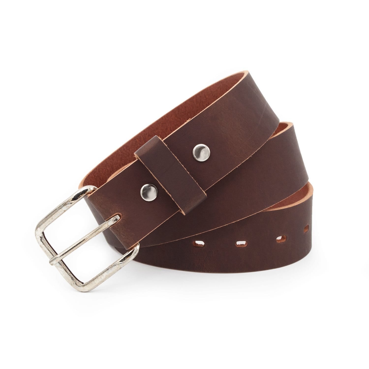 Main Street Forge Belt The Journeyman Leather Belt | Made in USA | Full Grain Leather Mens Belt