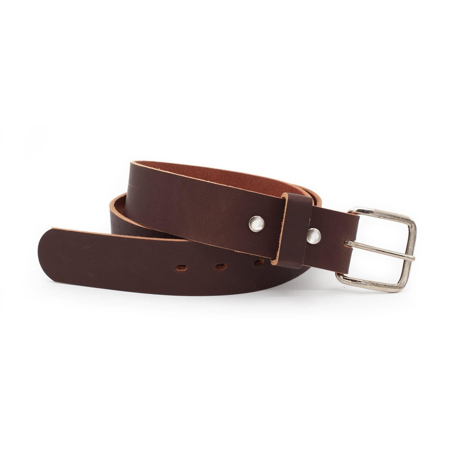 The Journeyman Leather Belt - Main Street Forge