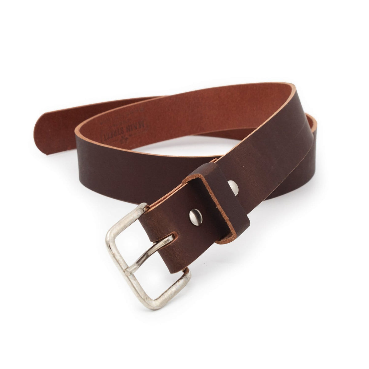 Main Street Forge Belt The Journeyman Leather Belt | Made in USA | Full Grain Leather Mens Belt
