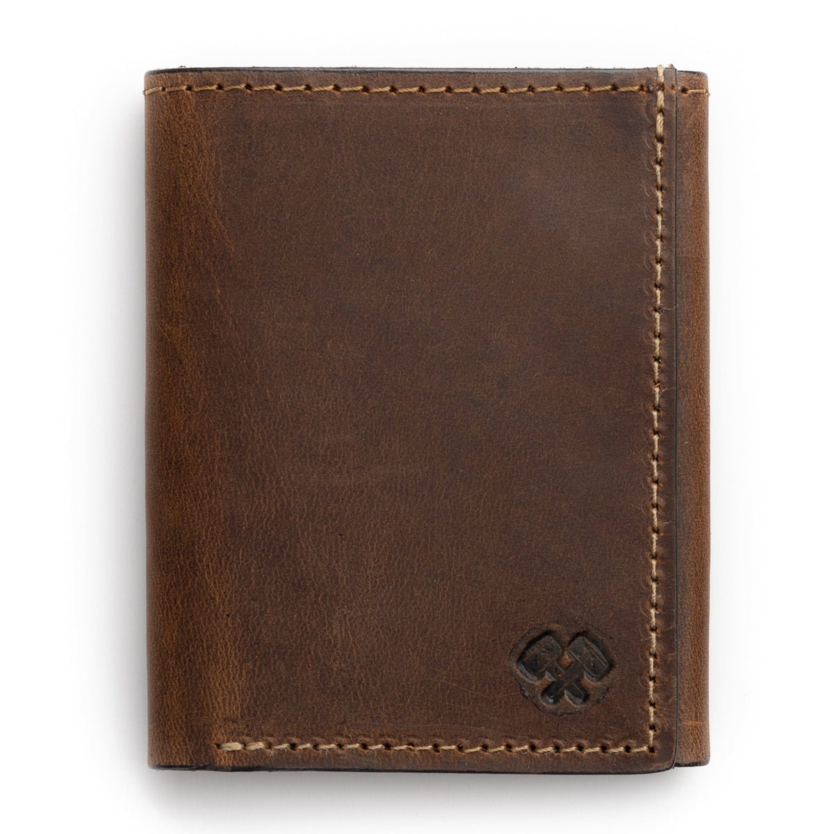Main Street Forge Wallet Rio Latigo Trifold Leather Wallet For Men | Made In USA | Genuine Full Grain Leather Men's Tri Fold Wallet 816895027004